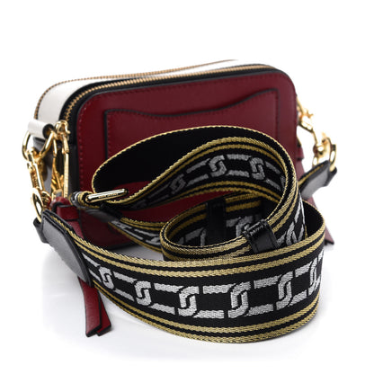 Marc Jacobs Saffiano Small Snapshot Camera Bag Red Multicolor 3 of 9