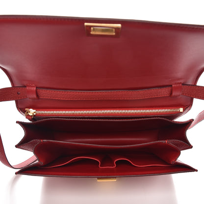 Celine Goatskin Medium Classic Box Flap Bag Carmin 5 of 7