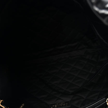 Chanel Shiny Calfskin Quilted Chanel 22 Black 6 of 11