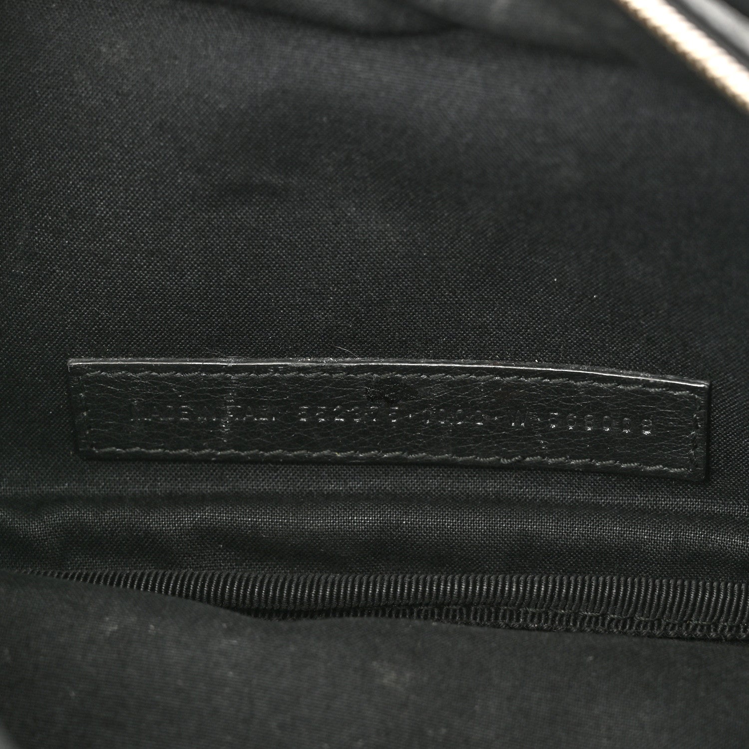 Balenciaga Smooth Calfskin Logo Large Everyday Beltpack Black White 6 of 15