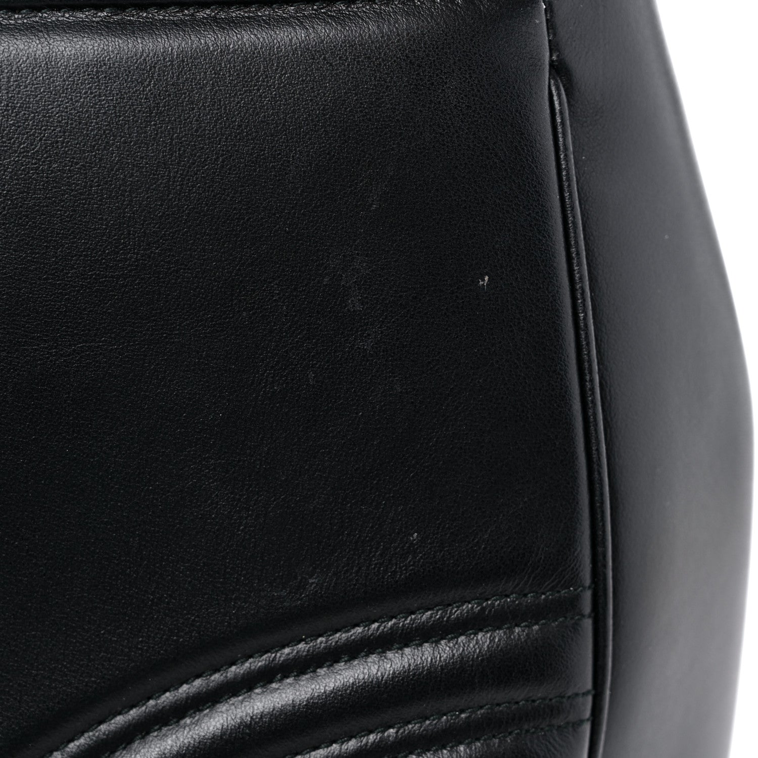 Gucci Calfskin Matelasse Large GG Marmont Shoulder Bag Black 13 of 16