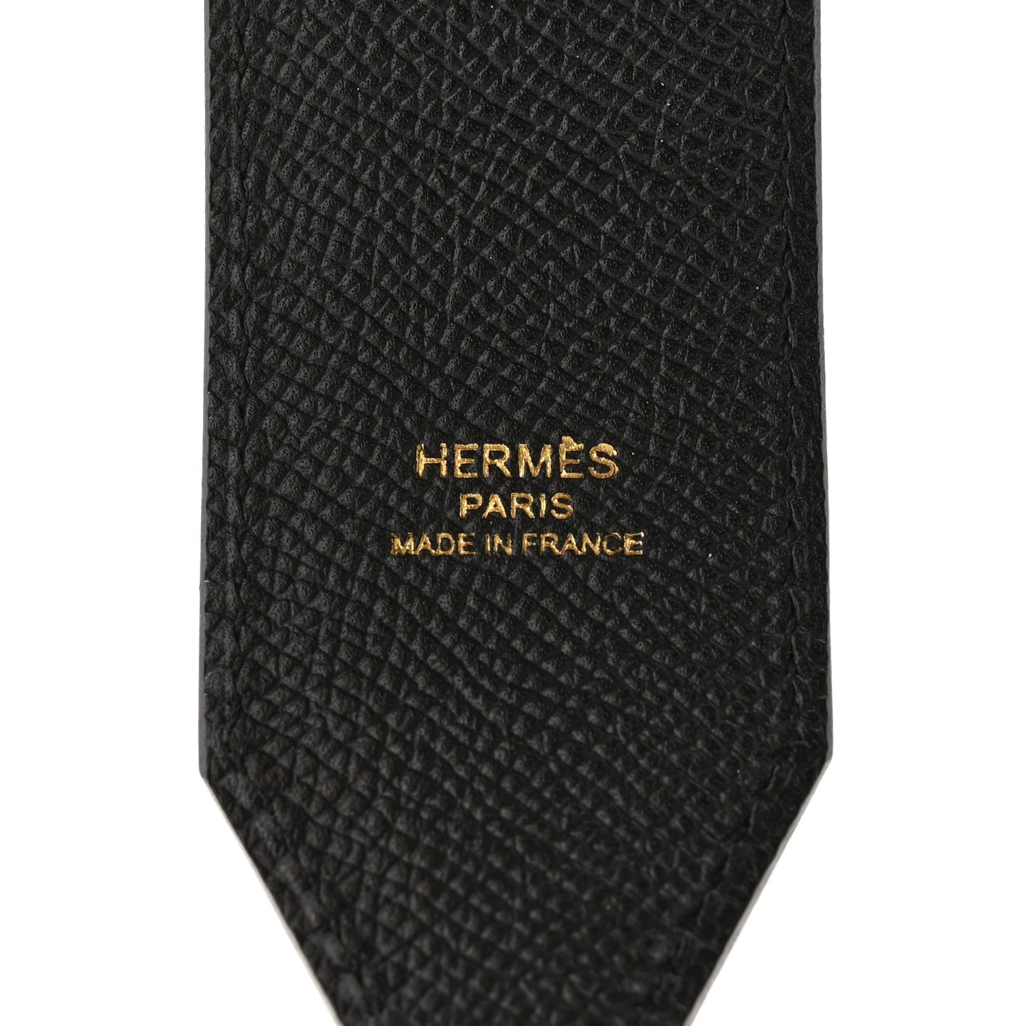 Epsom 40mm Hexagone Tressage Shoulder Strap Black Craie Gold