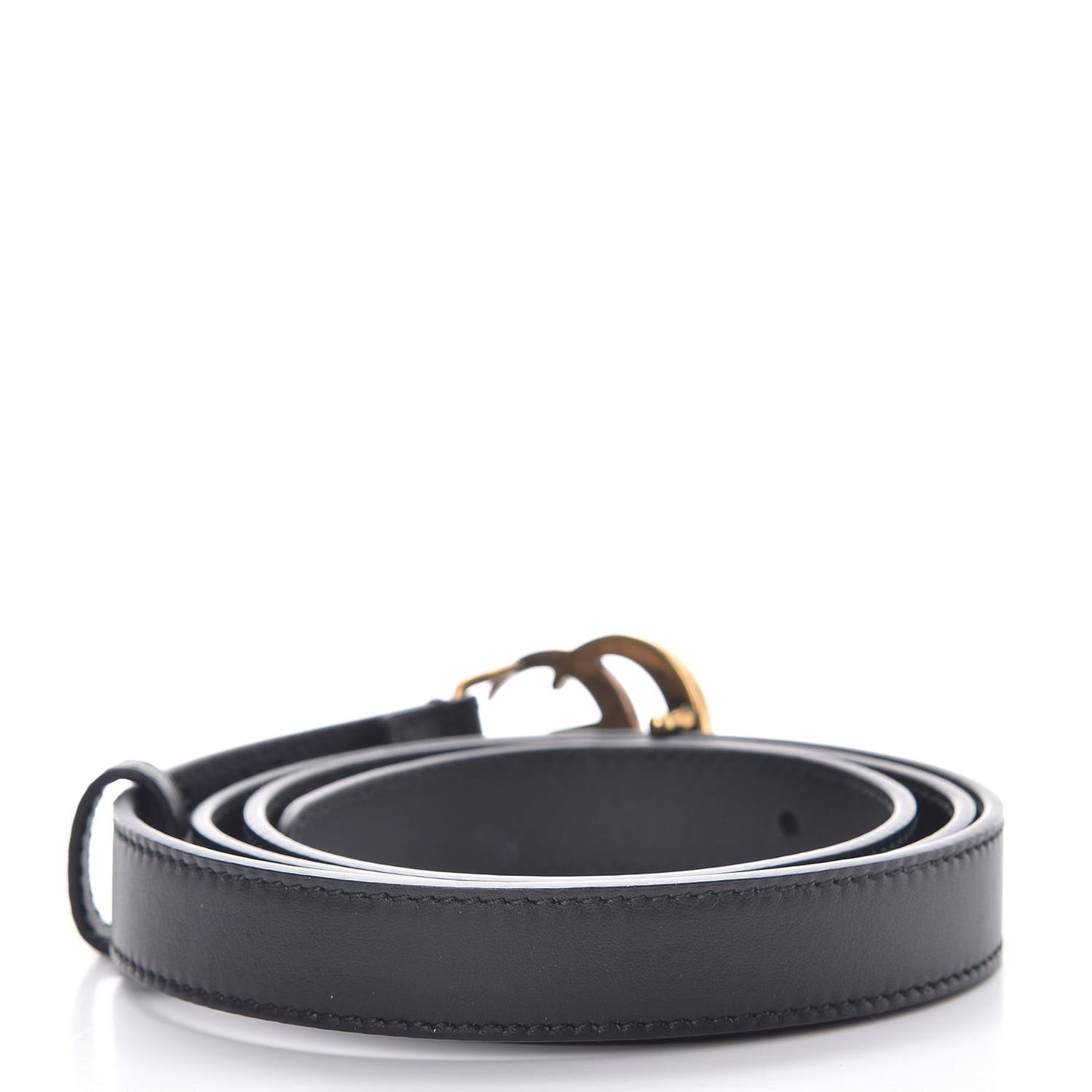 Calfskin Double G 20mm Belt 90 36 Black
