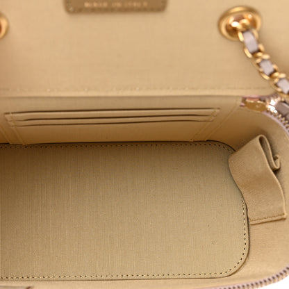 Chanel Lambskin Quilted Pearl Crush Small Vanity Case With Chain Light Purple 5 of 9