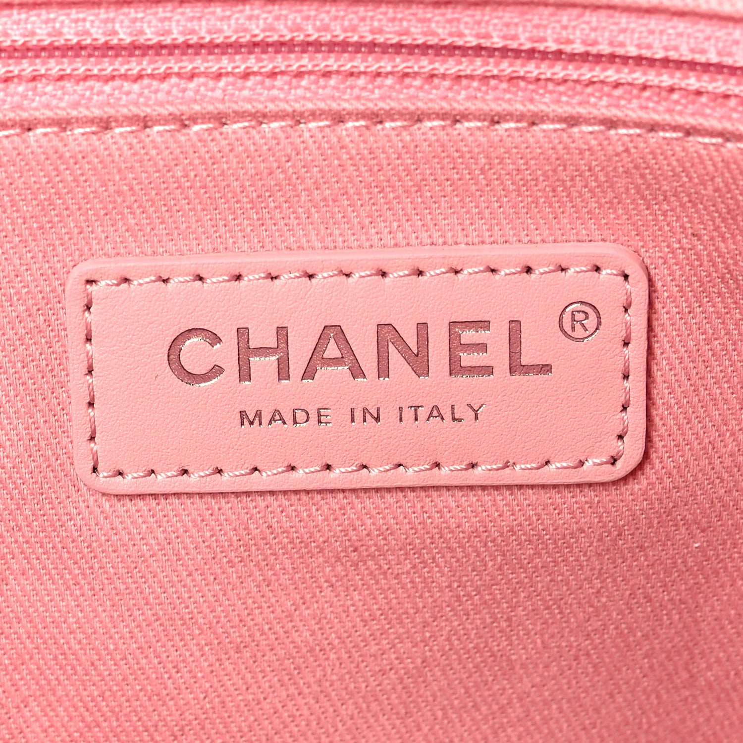 Chanel Mixed Fibers Small Deauville Tote Pink 7 of 10