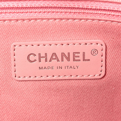 Chanel Mixed Fibers Small Deauville Tote Pink 7 of 10