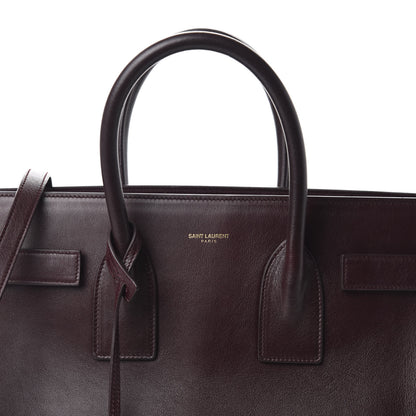 Saint Laurent Calfskin Small Sac De Jour Amarena 10 of 10