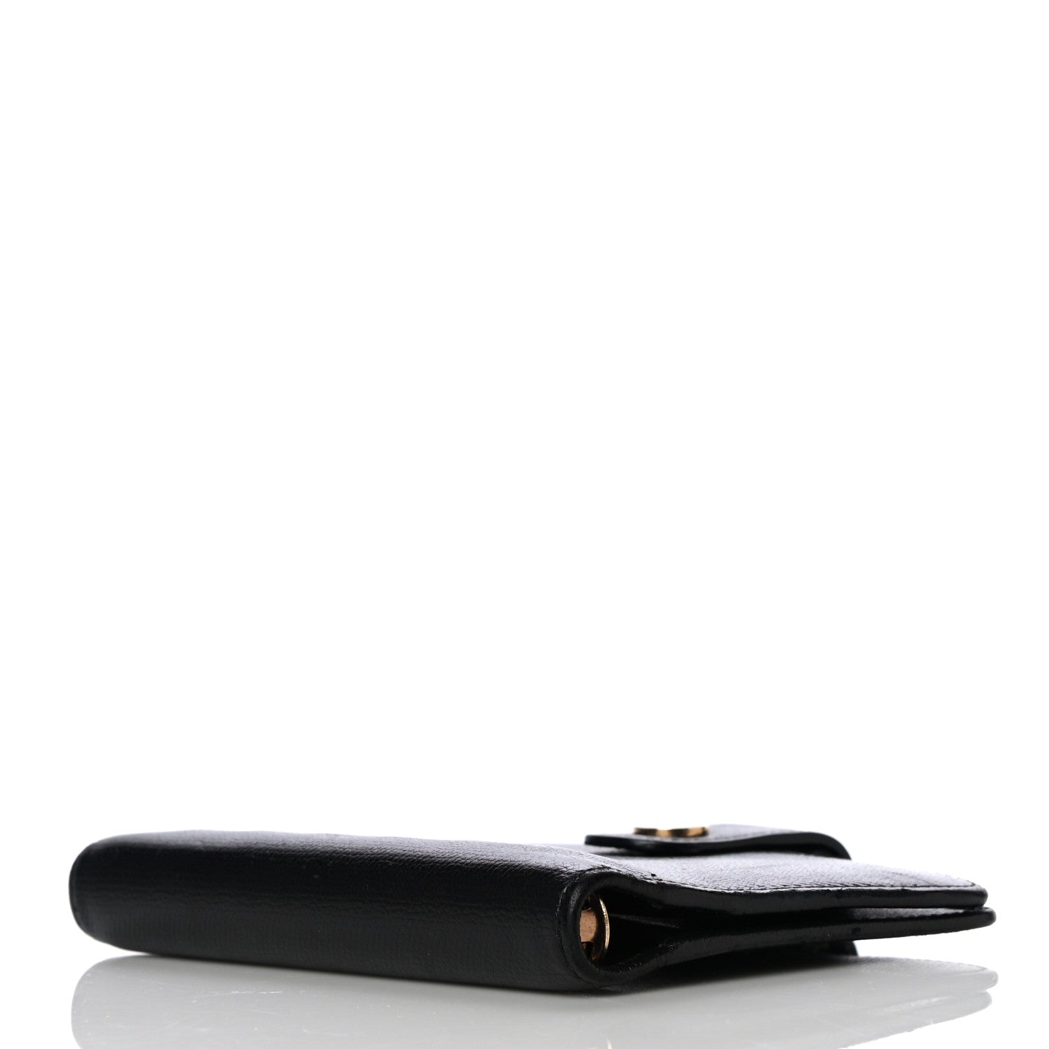 Chanel Grained Calfskin CC Button Pocket Agenda Cover Black 4 of 16