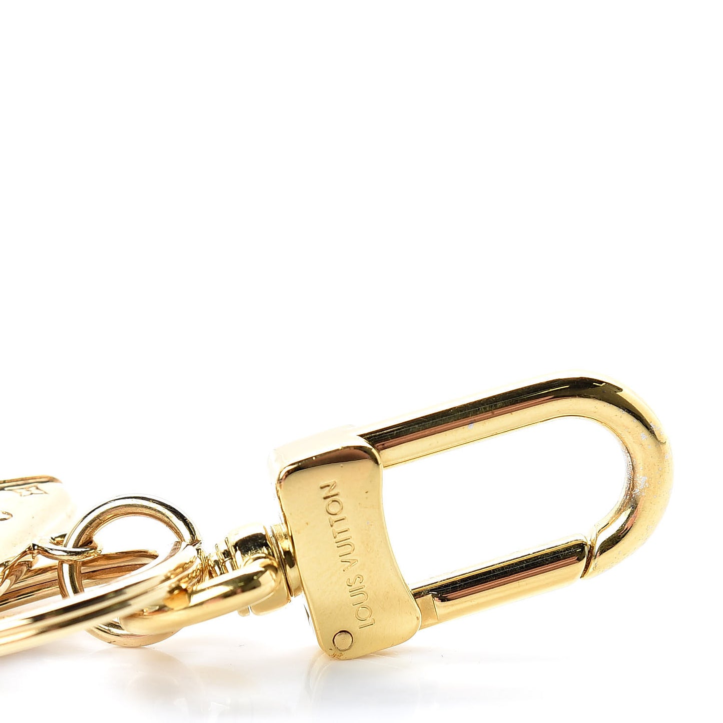 Love Note Envelope Bag Charm Key Holder Gold