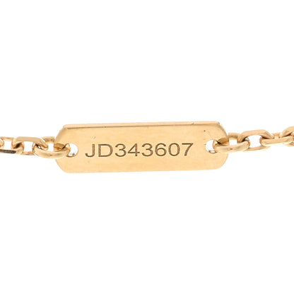 Van Cleef & Arpels 18K Yellow Gold Mother of Pearl Vintage Alhambra Pendant Necklace 5 of 6