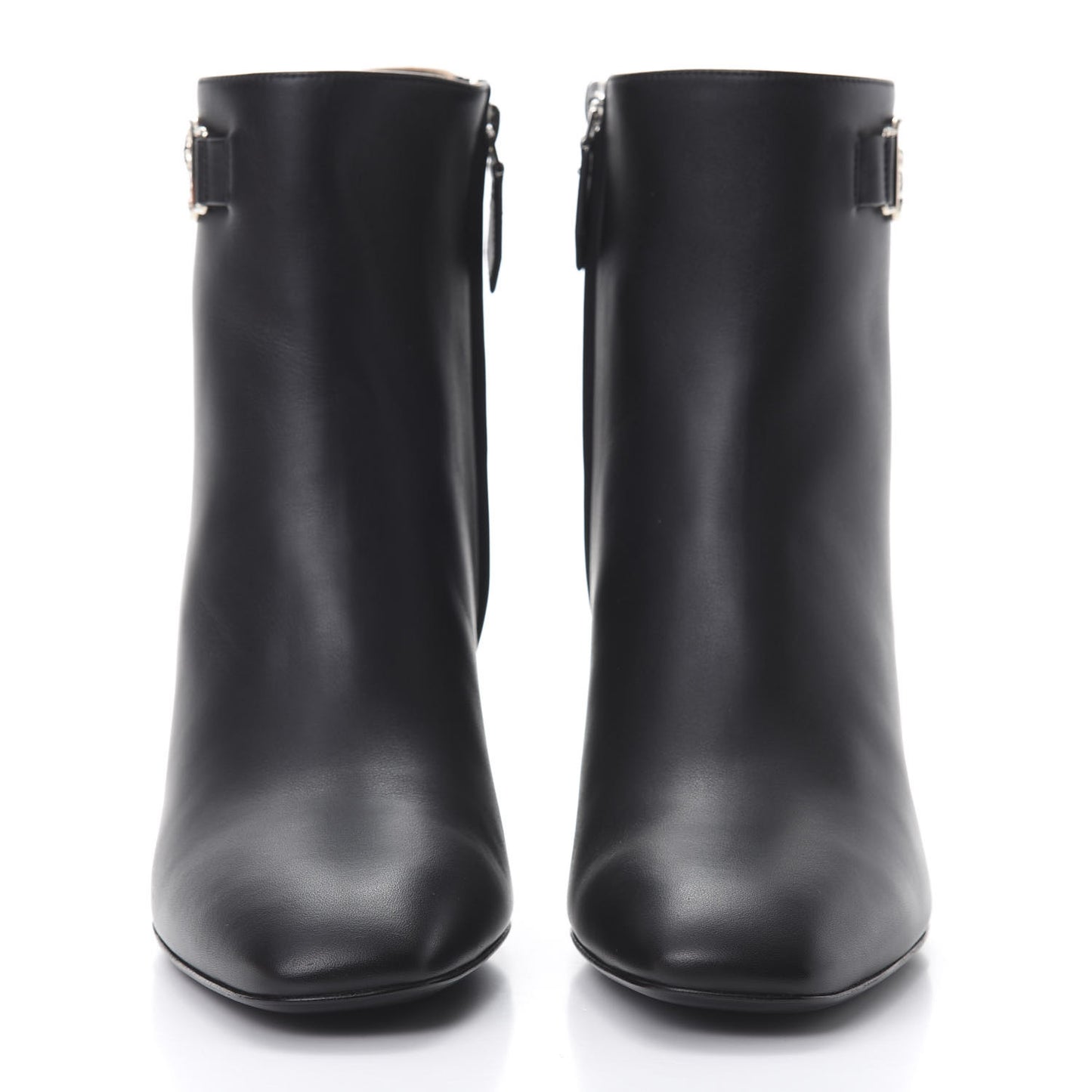 Calfskin Andrene Ankle Boots 39 Black
