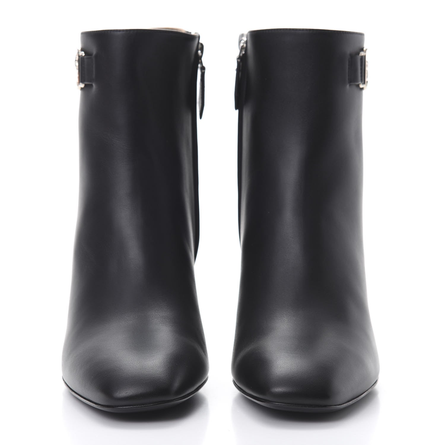 Hermes Calfskin Andrene Ankle Boots 39 Black 2 of 8