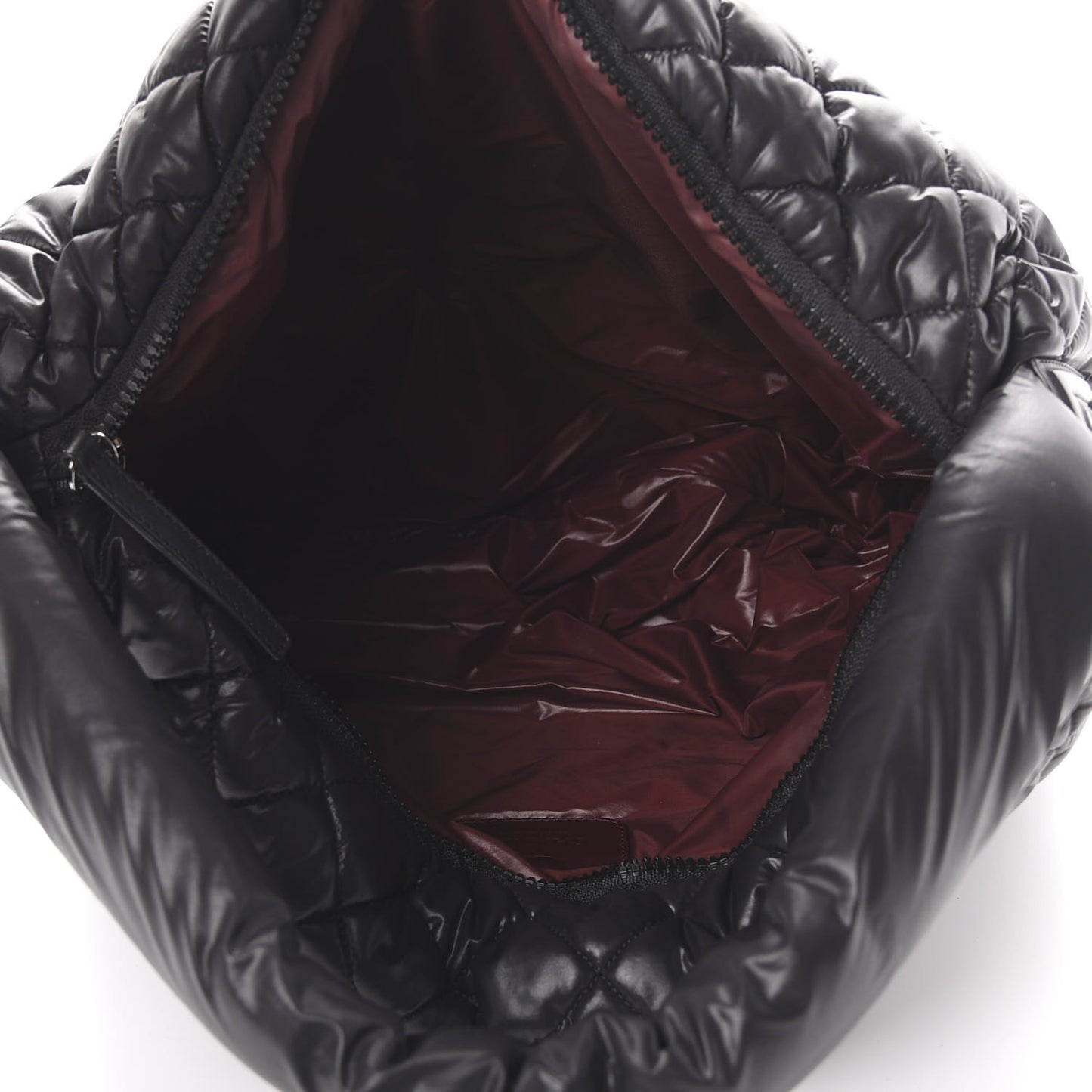 Nylon Quilted Coco Cocoon Hobo Black