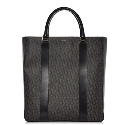 Saint Laurent Toile Classic Monogram Tote Bag Black 2 of 19