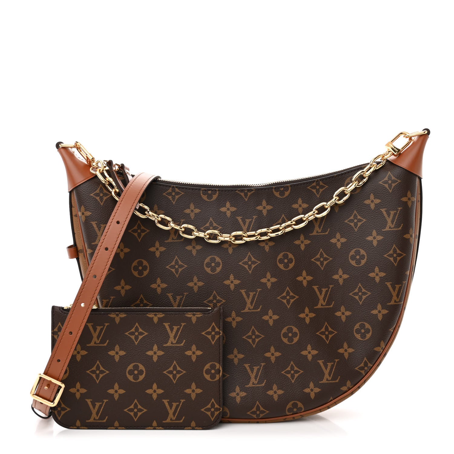 Louis Vuitton Reverse Monogram Loop Hobo 1 of 11
