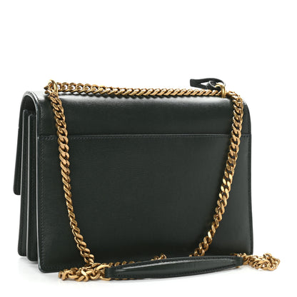 Saint Laurent Calfskin Medium Monogram Sunset New Vert Fonce 2 of 8
