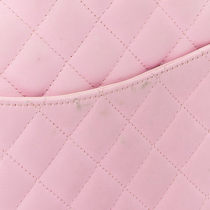 Chanel Calfskin Quilted Medium Cambon Tote Pink Black 10 of 10