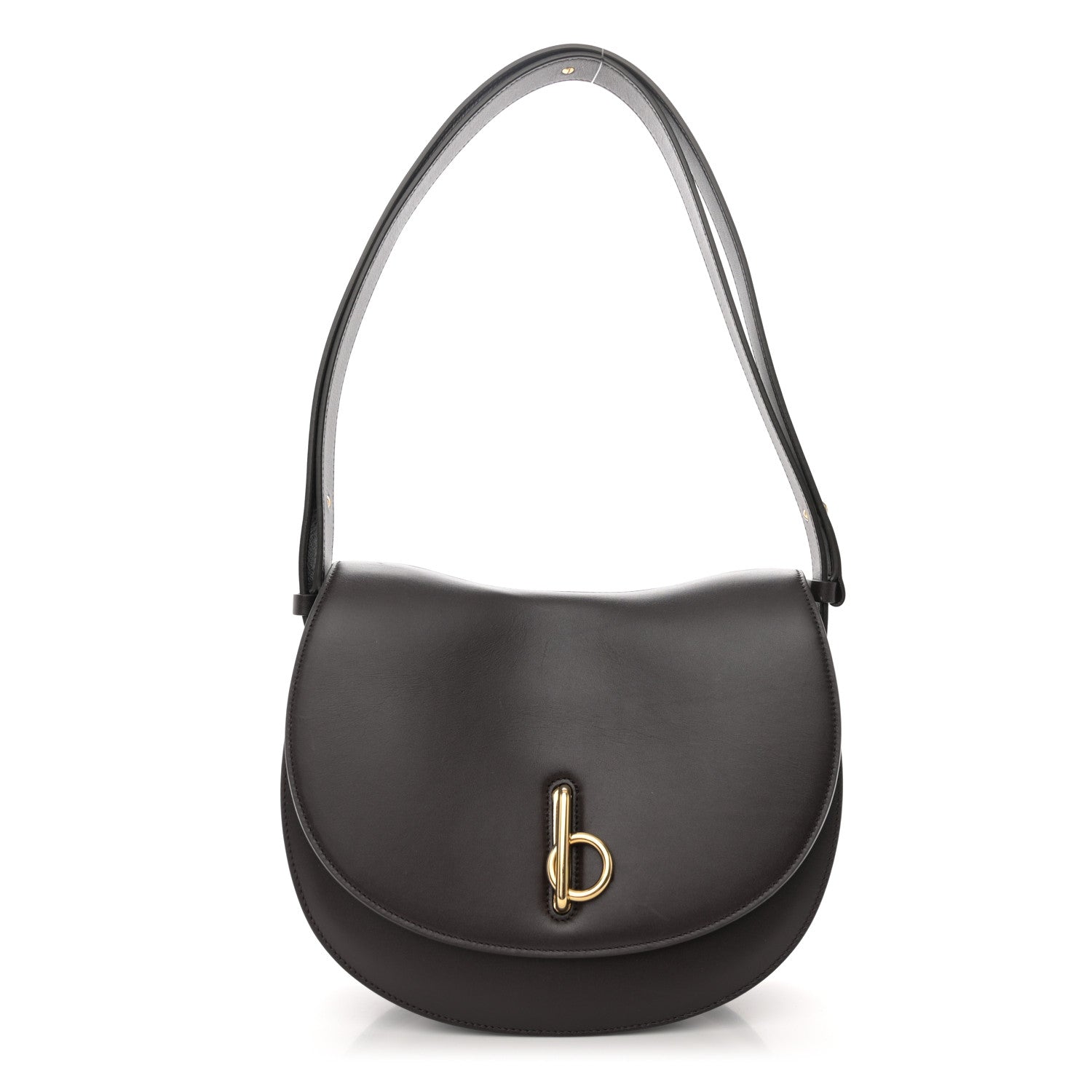 Burberry Calfskin Medium Rocking Horse Crossbody Brown 1 of 11