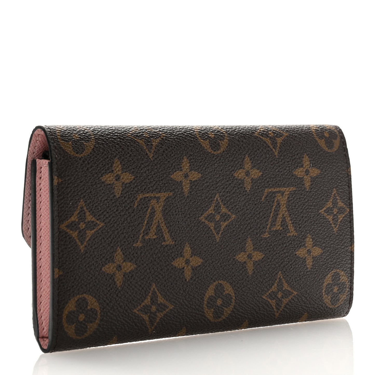 Monogram Emilie Wallet Rose Ballerine