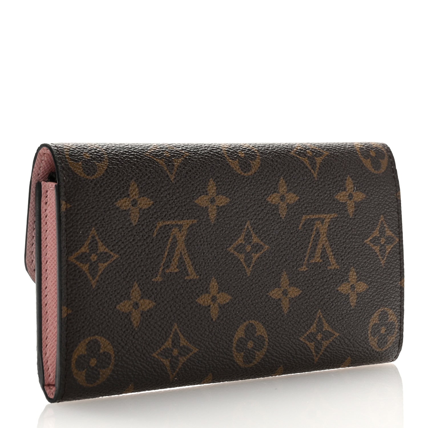 Louis Vuitton Monogram Emilie Wallet Rose Ballerine 3 of 9