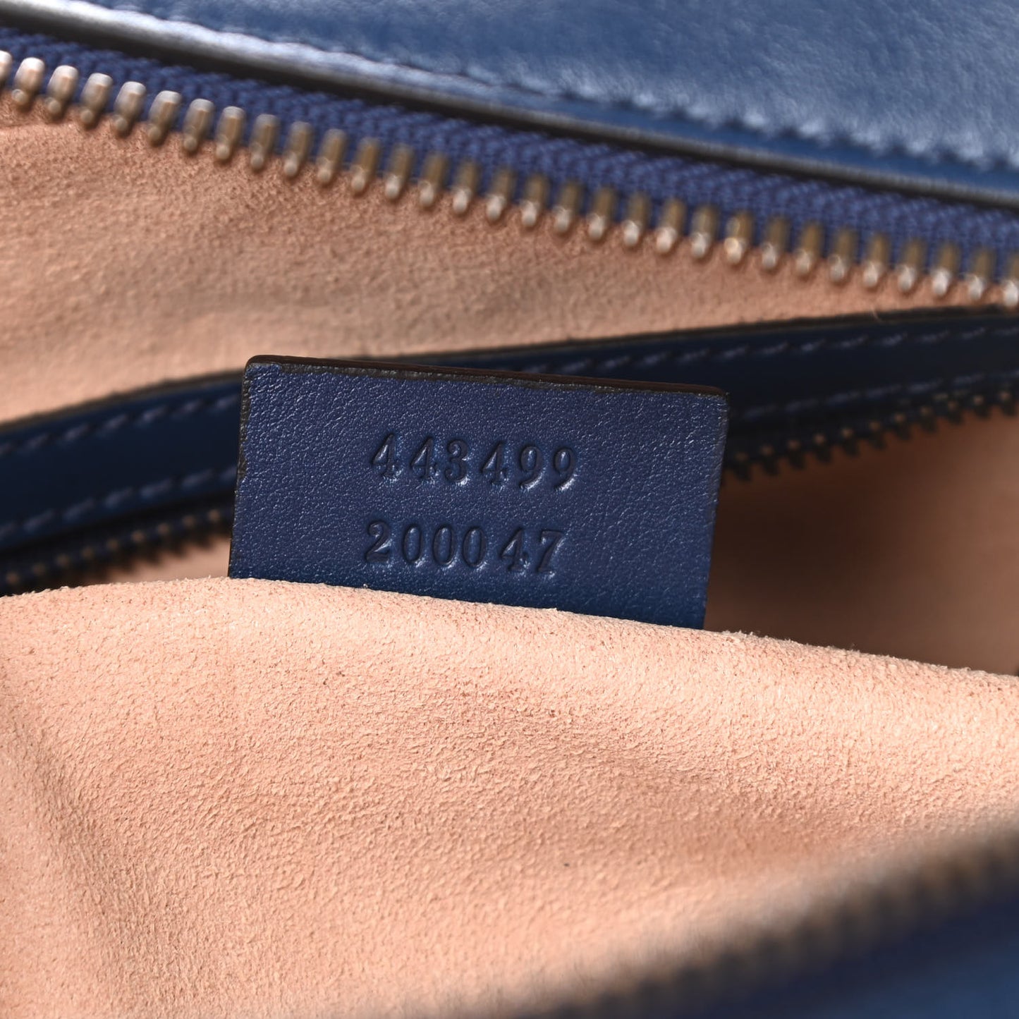 Calfskin Matelasse GucciGhost Medium GG Marmont Chain Shoulder Bag Blue Agata Hibiscus Red