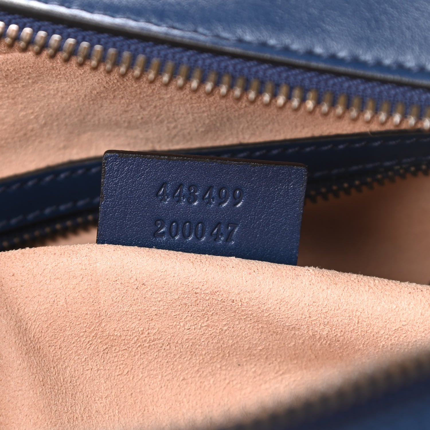Gucci Calfskin Matelasse GucciGhost Medium GG Marmont Chain Shoulder Bag Blue Agata Hibiscus Red 7 of 14