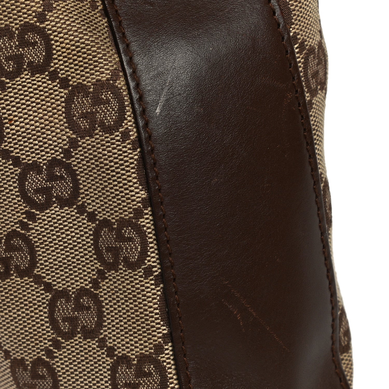 Gucci Monogram GG Small Clasp Hobo Brown 15 of 16