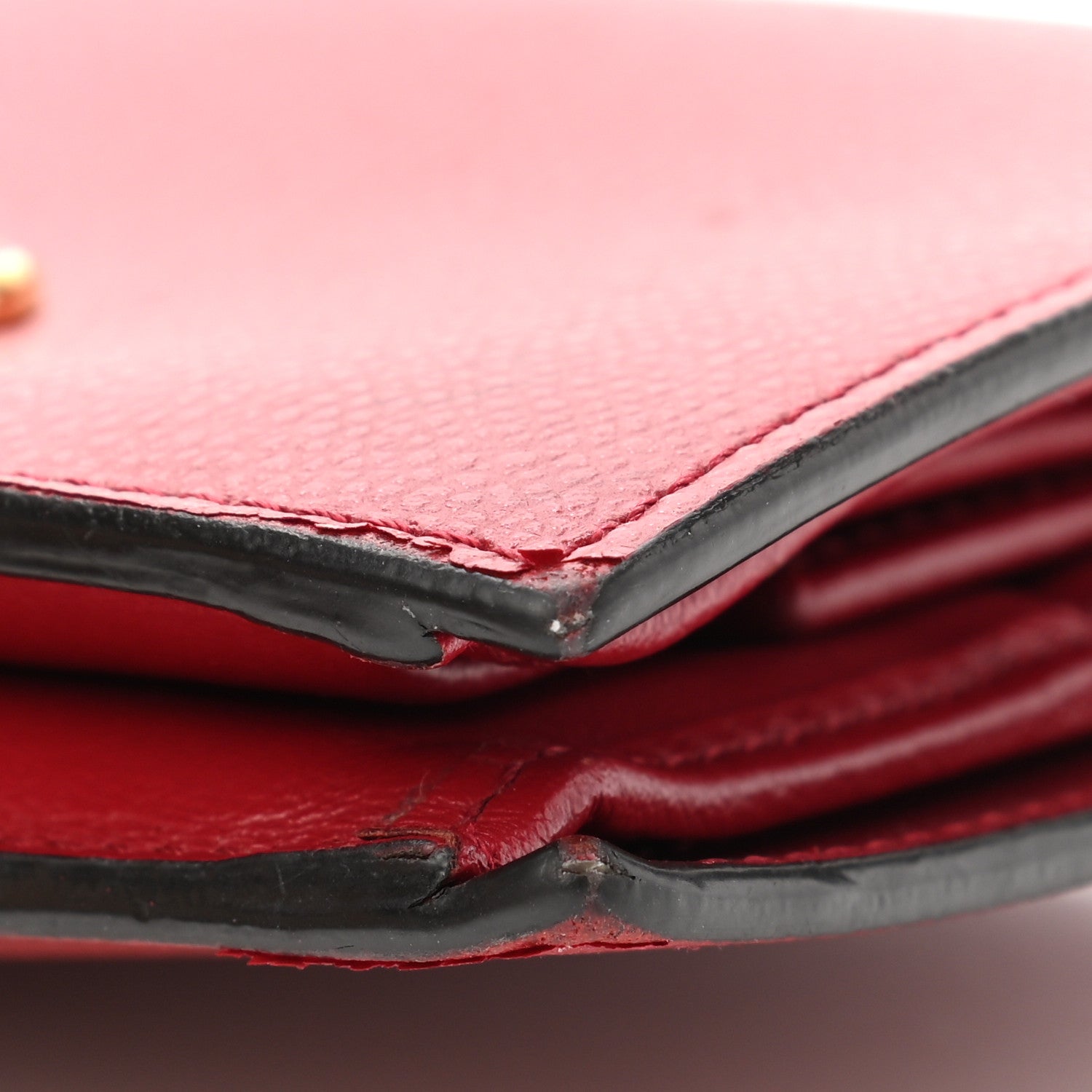 Fendi Vitello Cruise F is Fendi Compact Bi-Fold Wallet Red 10 of 13