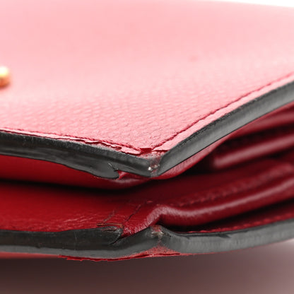 Fendi Vitello Cruise F is Fendi Compact Bi-Fold Wallet Red 10 of 13