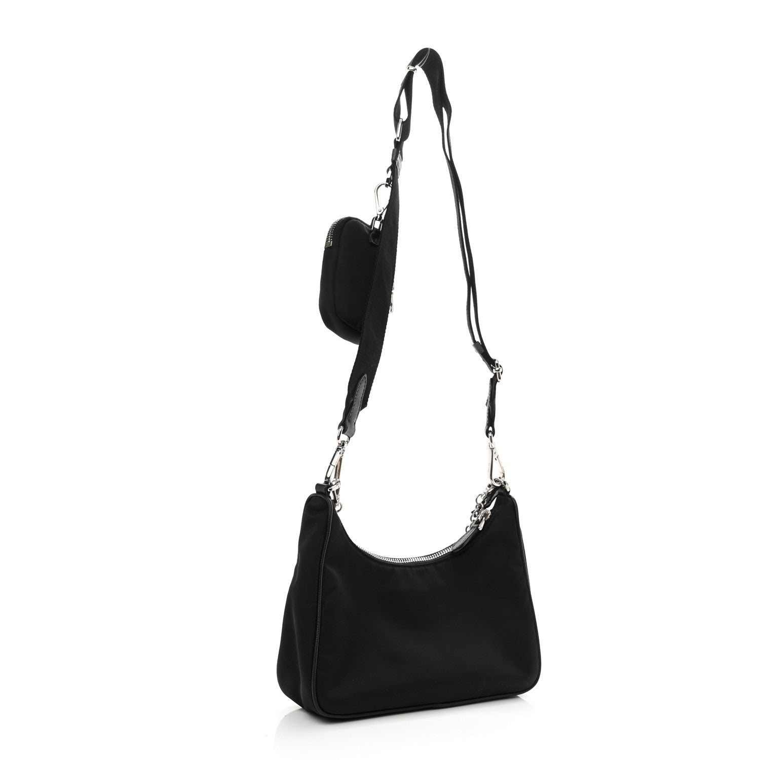 Prada Nylon Re-Edition 2005 Shoulder Bag Black 3 of 13