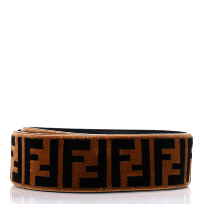 Fendi Velvet Tapestry FF Strap You Tobacco 2 of 7