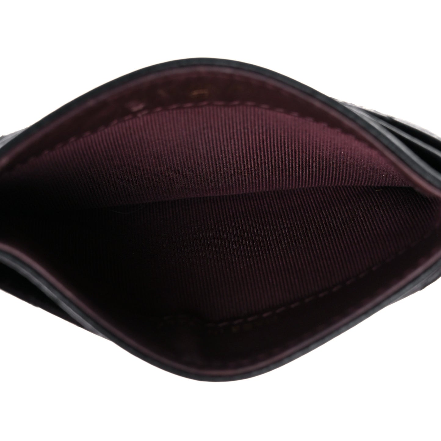 Caviar Quilted Card Holder Black