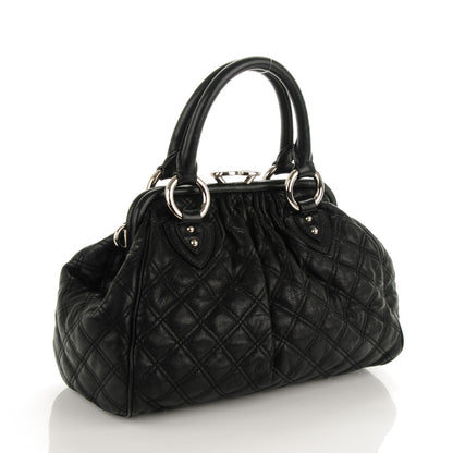 Marc Jacobs Calfskin Quilted Stam Black 3 of 8
