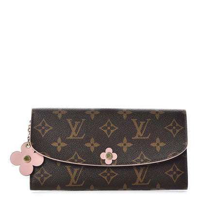Louis Vuitton Monogram Bloom Flower Emilie Wallet 1 of 10