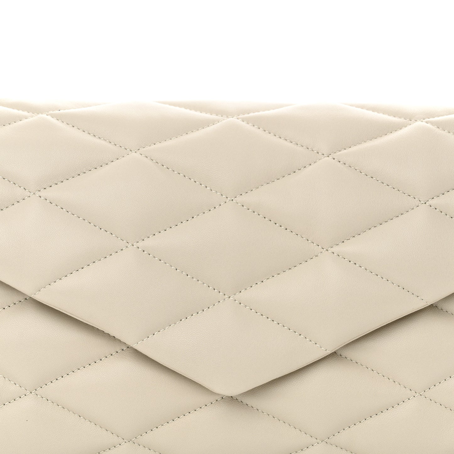 Lambskin Quilted Sade Puffer Envelope Clutch