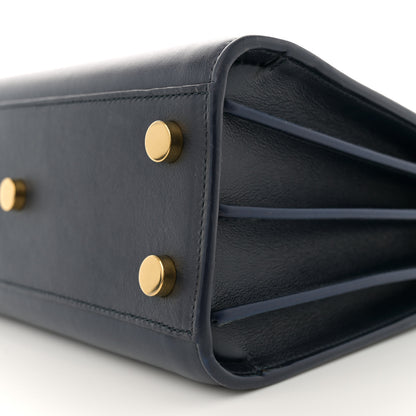 Saint Laurent Calfskin Nano Sac De Jour Dark Blue 10 of 11