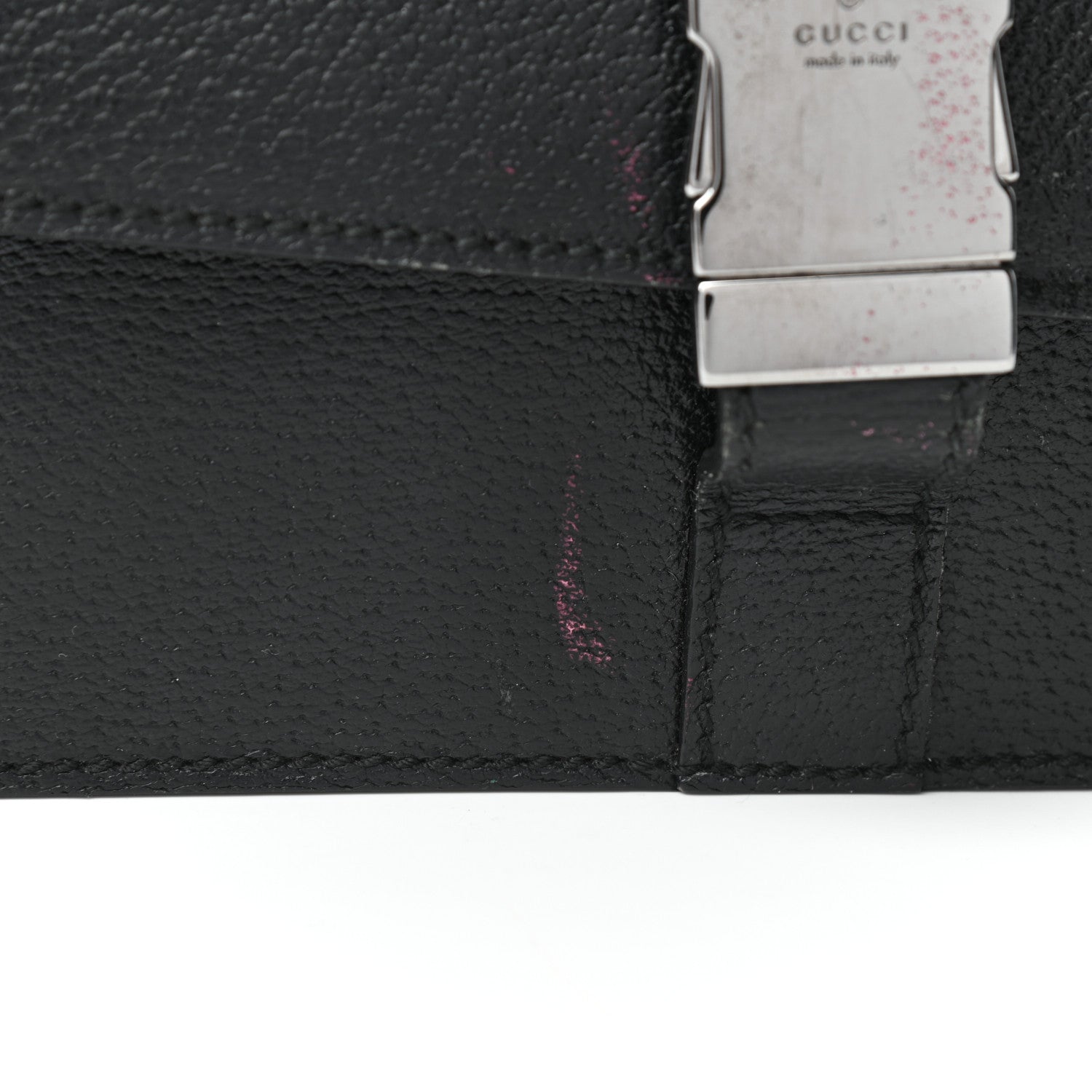 Gucci Calfskin Wristlet Clutch Black 9 of 11