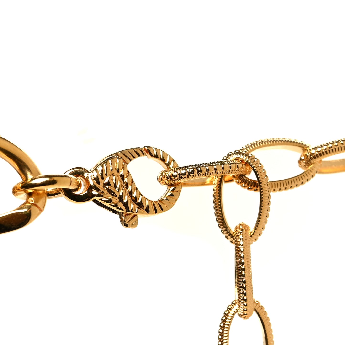 Resin Cross Necklace Gold Green