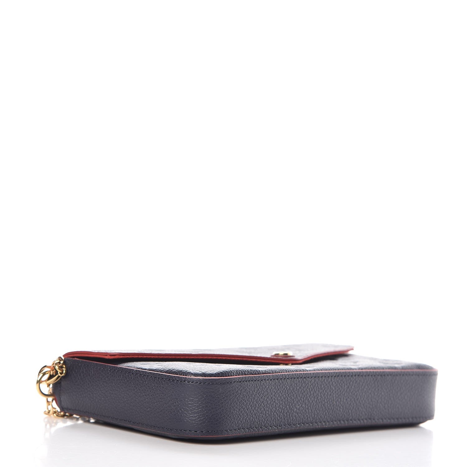 Louis Vuitton Empreinte Pochette Felicie Chain Wallet Marine Rouge 4 of 10