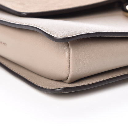 Chloe Suede Calfskin Small Faye Shoulder Bag Motty Grey 7 of 8