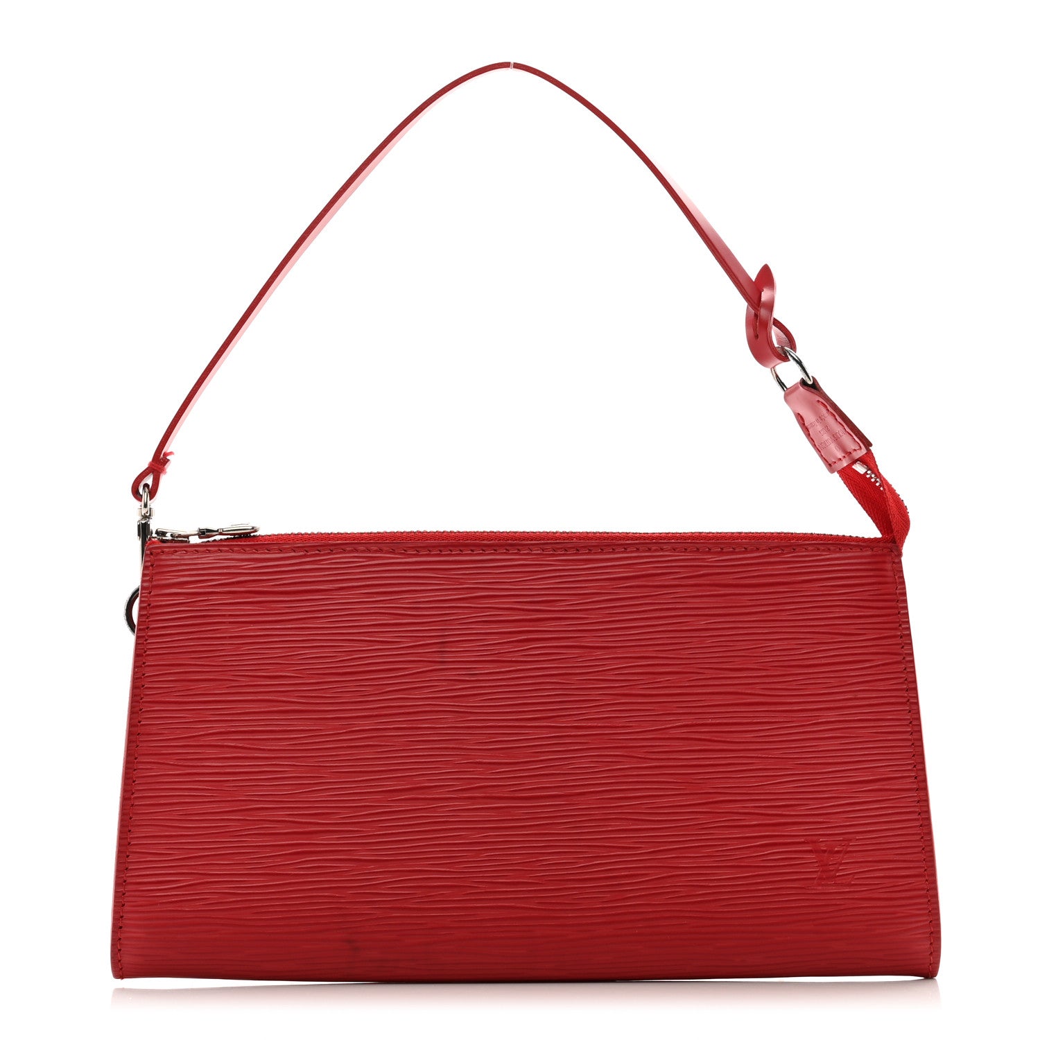 Louis Vuitton Epi Pochette Accessories Castillan Red 1 of 10