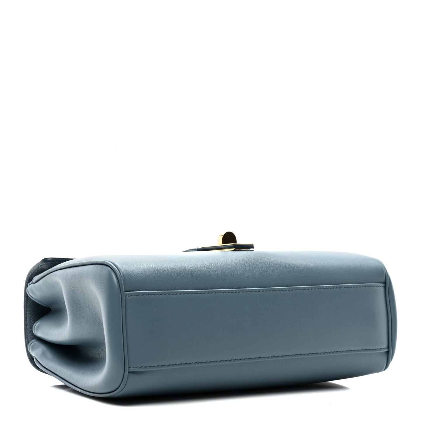 Smooth Calfskin Teen Soft 16 Shoulder Bag Blue Grey