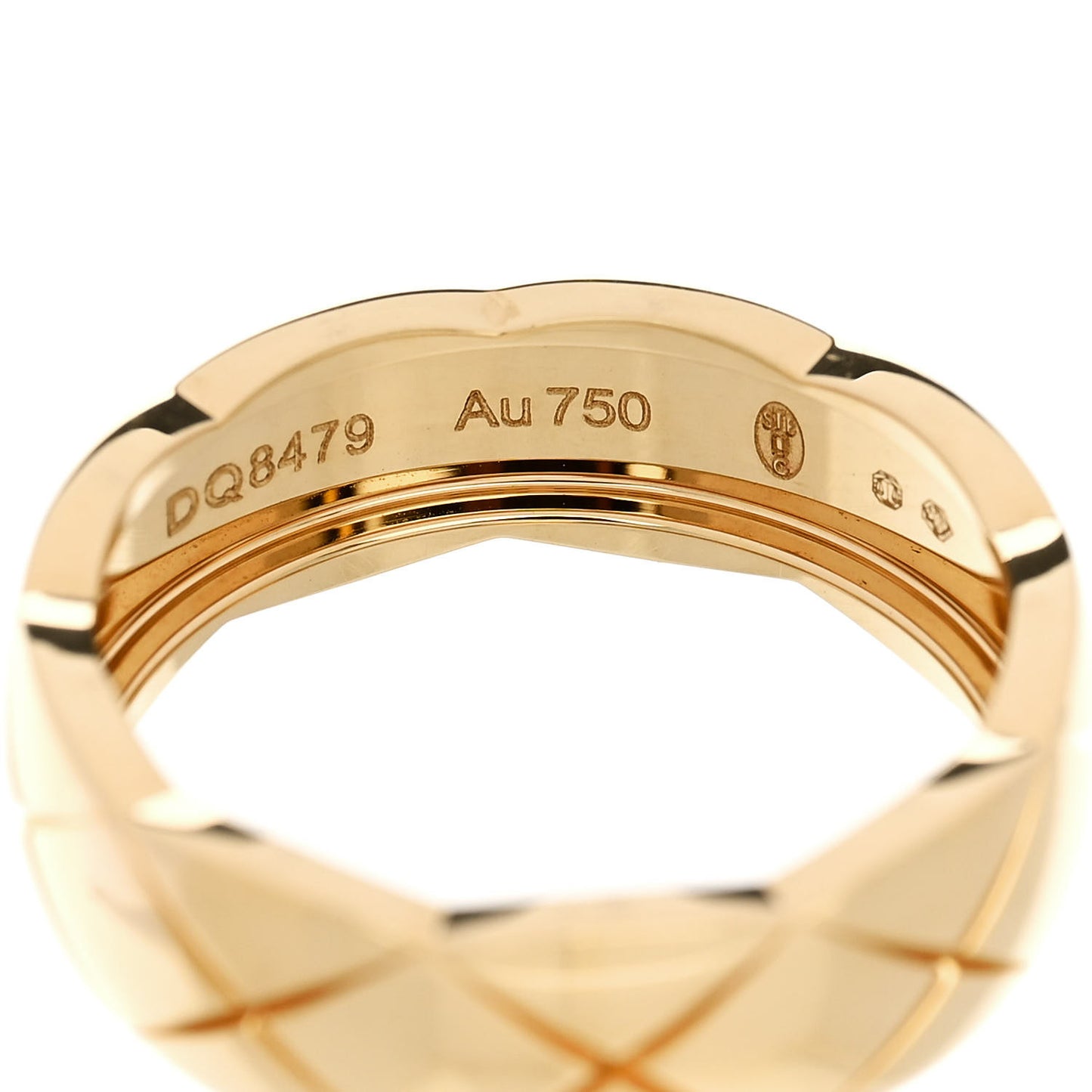 18K Yellow Gold Small Coco Crush Ring 58 8.5