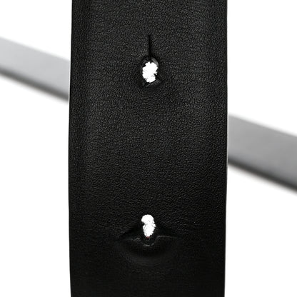 Chanel Calfskin CC Reversible Belt 75 30 Black Burgundy 7 of 10