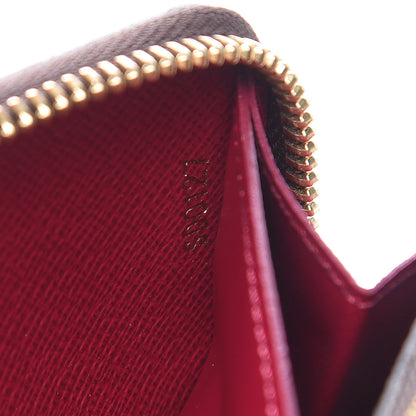 Louis Vuitton Monogram Clemence Wallet Fuchsia 7 of 8