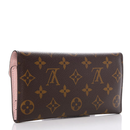 Louis Vuitton Monogram Josephine Wallet Rose Ballerine 3 of 9