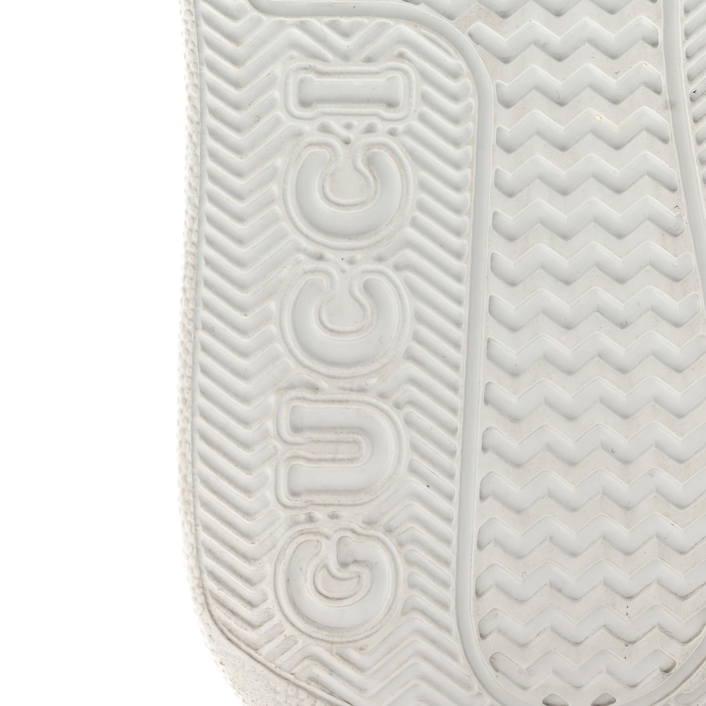 Calfskin Web Perforated Womens Platform 55mm Sneakers 38.5 White Bright Splash