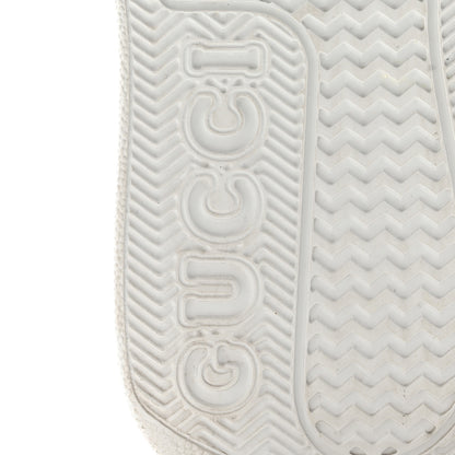 Gucci Calfskin Web Perforated Womens Platform 55mm Sneakers 38.5 White Bright Splash 10 of 14