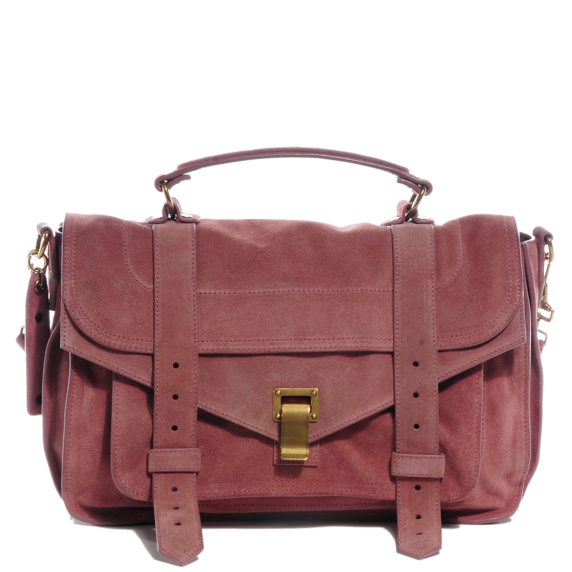 Proenza Schouler Suede PS1 Medium Satchel Antique Pink 1 of 13