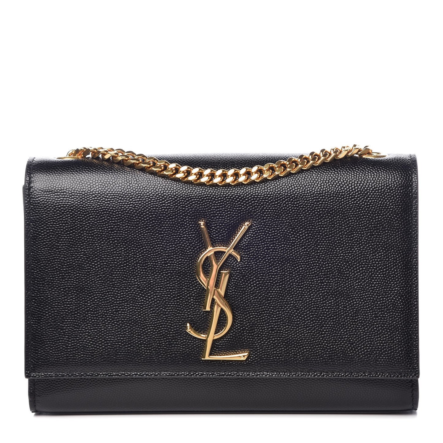 Grain De Poudre Small Monogram Kate Satchel Black